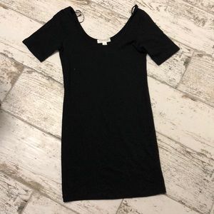 Black stretchy dress